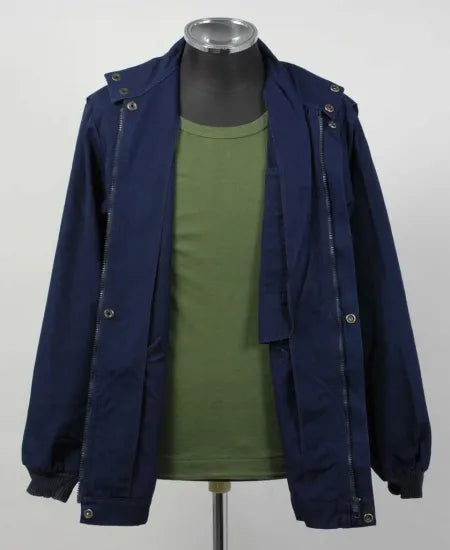 フランス ネイビー HCC ワークジャケット USED =