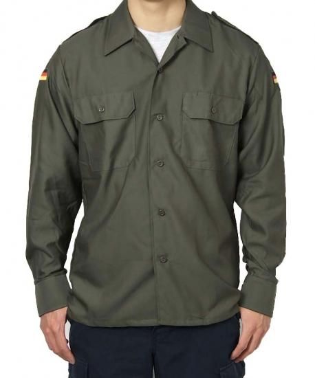 ドイツ軍 OD フィールドシャツ 新品 G12N-