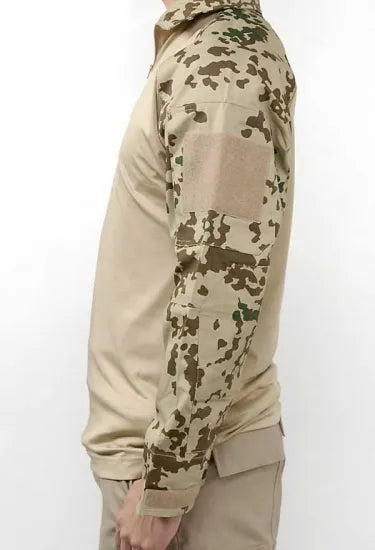 ドイツ デザートフレクターカモ タクティカルシャツ 新品 =