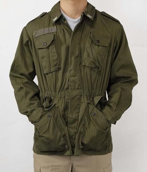 【訳あり】イタリア軍 OD コンバットジャケット USED E31UD
