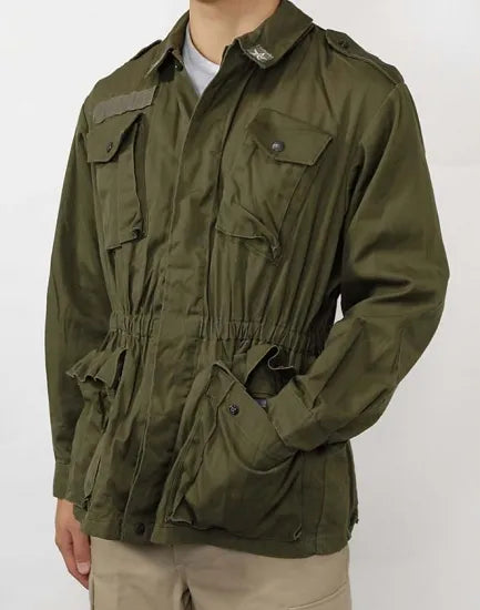 【訳あり】イタリア軍 OD コンバットジャケット USED E31UD