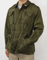 【訳あり】イタリア軍 OD コンバットジャケット USED E31UD