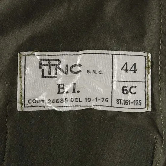 【訳あり】イタリア軍 OD コンバットジャケット USED E31UD