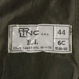 【訳あり】イタリア軍 OD コンバットジャケット USED E31UD