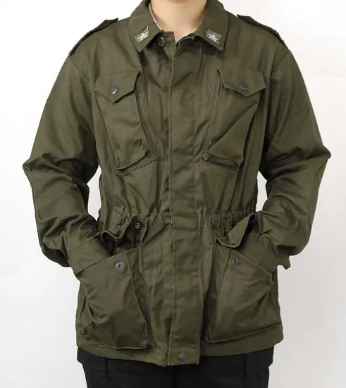 【訳あり】イタリア軍 OD コンバットジャケット USED E31UD