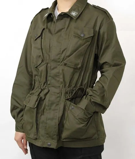 【訳あり】イタリア軍 OD コンバットジャケット USED E31UD