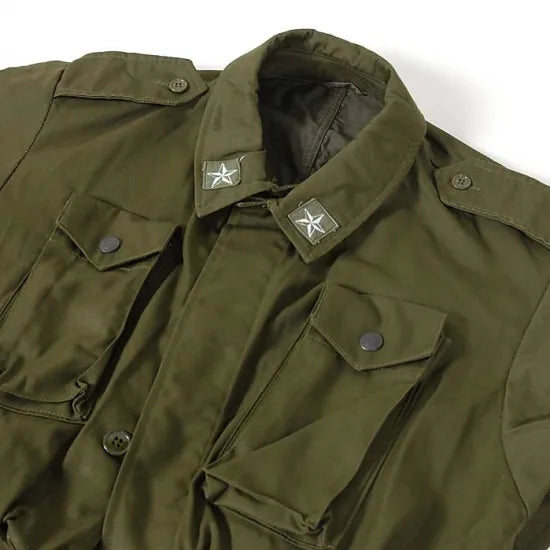 【訳あり】イタリア軍 OD コンバットジャケット USED E31UD