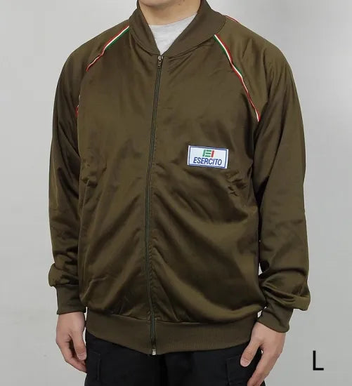 イタリア陸軍 ESERCITO ブラウン トレーニングジャケット 新品 E36N=
