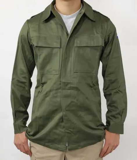 オランダ軍 OD ファティーグシャツ 新品 D12N=