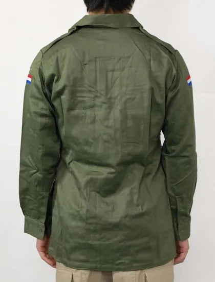オランダ軍 OD ファティーグシャツ 新品 D12N=