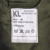 オランダ軍 OD ファティーグシャツ 新品 D12N=