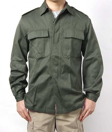 ベルギー軍 OD ファティーグシャツ 新品 =