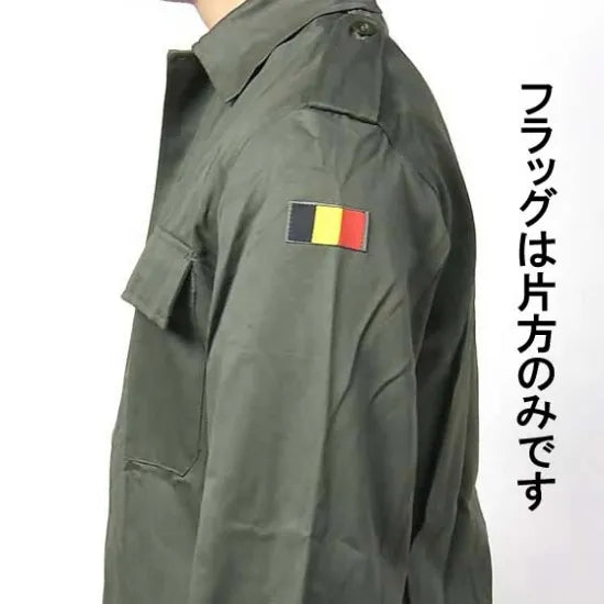 ベルギー軍 OD ファティーグシャツ 新品 =