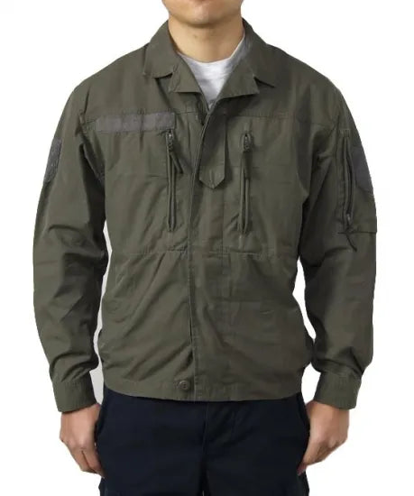 オーストリア軍 OD リップストップ コンバットジャケット USED =