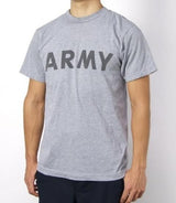(6/21まで特価)アメリカ軍 U.S.ARMY グレー 前期型 IPFU トレーニング Tシャツ USED -