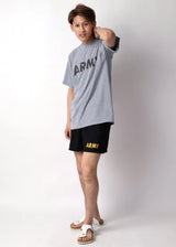 (6/21まで特価)アメリカ軍 U.S.ARMY グレー 前期型 IPFU トレーニング Tシャツ USED -