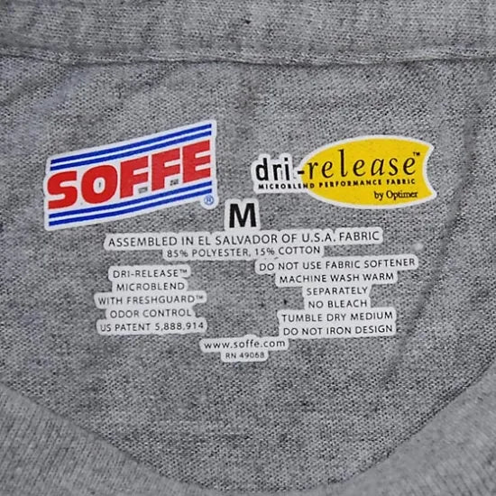 (6/21まで特価)アメリカ軍 U.S.ARMY グレー 前期型 IPFU トレーニング Tシャツ USED -