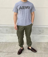 (6/21まで特価)アメリカ軍 U.S.ARMY グレー 前期型 IPFU トレーニング Tシャツ USED -