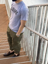 (6/21まで特価)アメリカ軍 U.S.ARMY グレー 前期型 IPFU トレーニング Tシャツ USED -