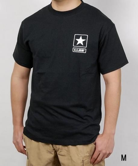 U.S.ARMY ブラック SOFFE アーミーロゴ ミリタリーTシャツ 新品 T56NA-