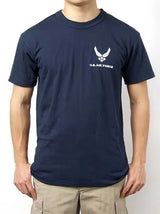 U.S.AIR FORCE ネイビー ミリタリーTシャツ 新品 T46NF-