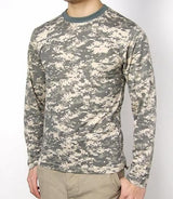 特別特価 U.S. ACU デジタルカモ ミリタリー長袖Tシャツ 新品　T40LN-