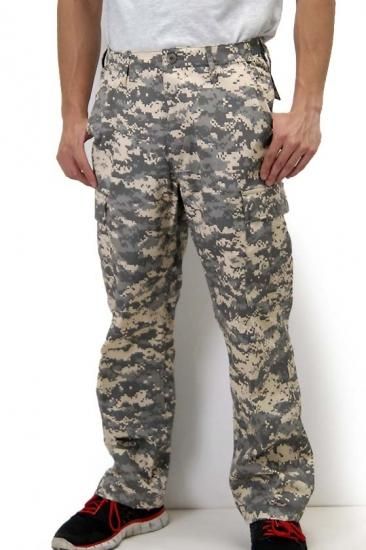U.S. ACU デジタルカモ フロントジッパー コンバットパンツ 新品 134NAZ=