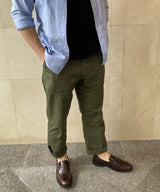 イギリス軍 OD ベイカーパンツ USED 201UB-