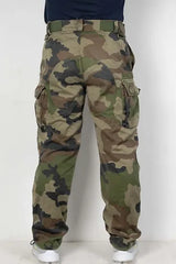 フランス軍 CCE カモフラージュ KNEE PKT バトルパンツ USED 440KU=