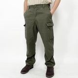 オーストリア軍 OD ノンリップストップ カーゴパンツ USED 742U=