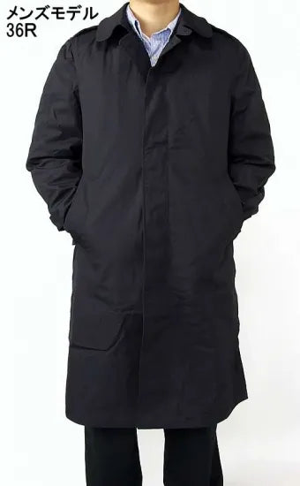 アメリカ軍 ブラック ステンカラーコート 新品