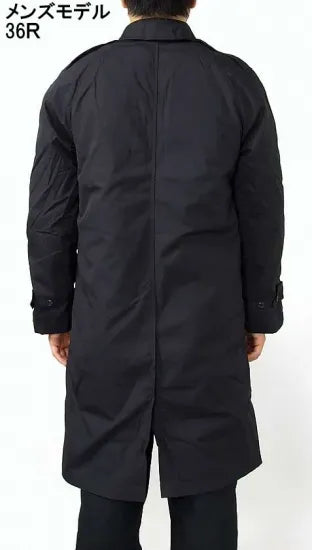 アメリカ軍 ブラック ステンカラーコート 新品
