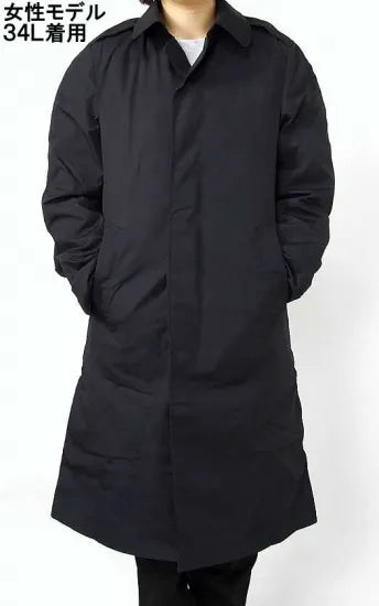 アメリカ軍 ブラック ステンカラーコート 新品