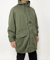 フランス軍 OD M-64 フィールドパーカー ボアライナー付 USED 424LU