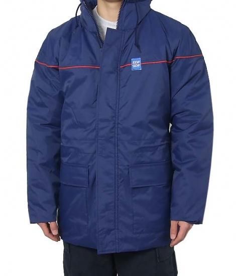 フランス EDF/GDF ネイビー VTN ワークパーカー 新品 456N