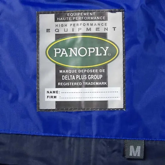フランス ブルー PANOPLY ツートン PVC パーカー 新品