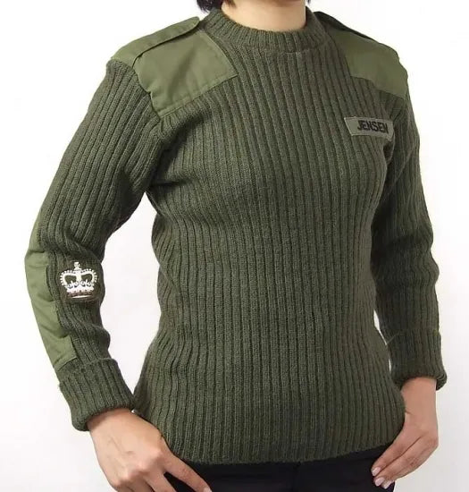 イギリス軍 OD コマンドセーター ワッペン付 USED