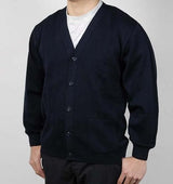 フランス Balsan ネイビー 無地カーディガン 新品 S36N-SP