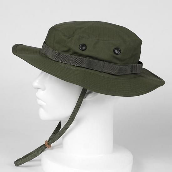 (8/30まで特価)U.S. ODグリーン ジャングルハット 新品 M33N-