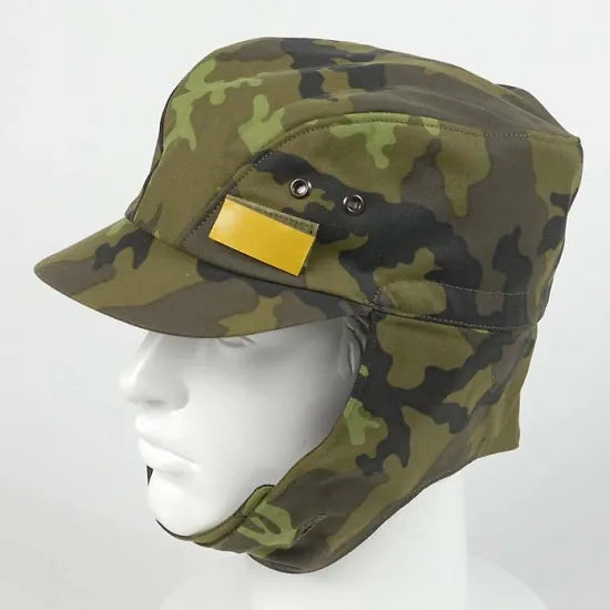 チェコ軍 カモフラージュ M-59 ウィンターキャップ 新品 =