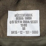 ドイツ軍 OD ウィンターキャップ 新品 M46GN-