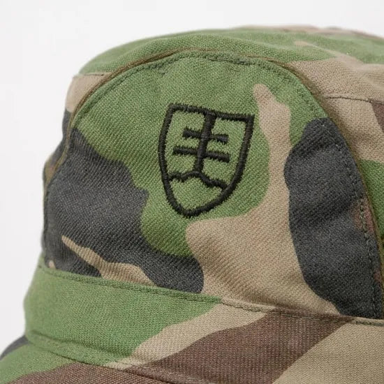 チェコ軍 ウッドランドカモ M-97 フィールドキャップ USED -
