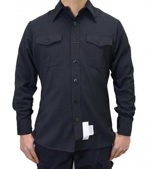 アメリカ海軍 U.S.NAVY ブラック 長袖ドレスシャツ 新品 A15N= – L.A.BOY