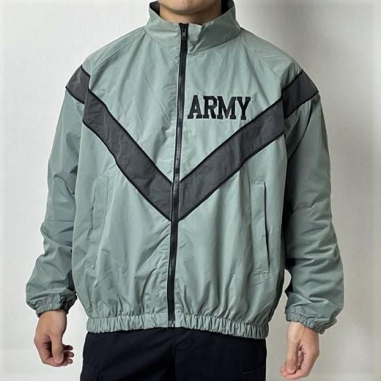 アメリカ軍 U.S.ARMY グレー 前期型 IPFU トレーニングジャケット 新品 =