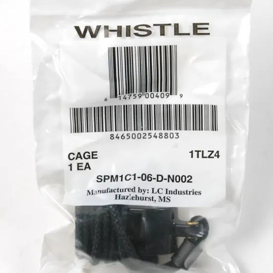 アメリカ軍 ブラック LC1 ホイッスル 新品 61N-