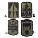 アメリカ軍 ミリタリー OD 部隊章ワッペン 新品 BRANCH-GN2A-