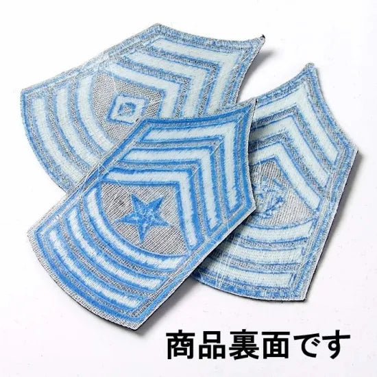 UＳ．ポリス階級章（ブルー）（新品）RANK-POLICE-BLUE2