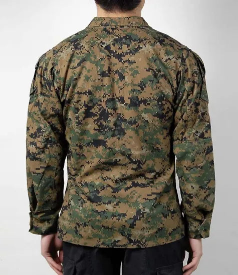 実物 アメリカ海兵隊 米軍 MCCUU 迷彩 ミリタリージャケット サバゲー スモール特価 アメリカ海兵隊 USMC ウッドランド マーパットカモ