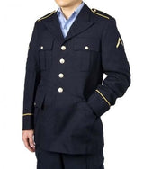 アメリカ陸軍 U.S.ARMY ブラック ドレスジャケット 階級章付 USED