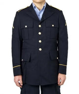 アメリカ陸軍 U.S.ARMY ブラック ドレスジャケット 階級章付 USED